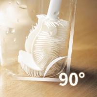 Nuevo cepillo de silicona para taza, cabezal de cepillo plegable, depurador de taza blanca, limpiador de vidrio con mango largo, botella de bebida - details 5