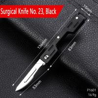 Mini maquinaria plegable de rendimiento, bisturí médico EDC, cuchillo de bolsillo para desembalaje al aire libre - details 8