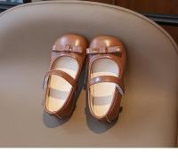 Zapatos de cuero para niñas, calzado de estilo coreano con fondo suave y pajarita, planos versátiles y elegantes, novedad de otoño, 2024 - details 8