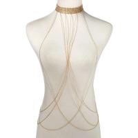 Cadena Corporal Dorada Estilo Bikini para Mujeres Joyería de Cintura de Verano para Playa - details 0