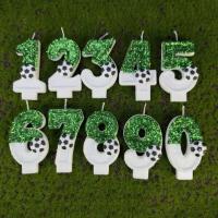 Vela de Fútbol para Cumpleaños Feliz Vela de Decoración de Luz y Fiesta para Tartas de Cumpleaños y Boda - details 4