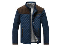 Chaqueta ligera para hombre, parabrisas informal de negocios, chaquetas con cuello elevado con diamantes, ropa de primavera - details 1