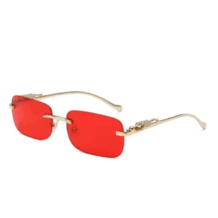 Gafas de Sol Retro Estilo Punk para Hombres y Mujeres Moda Ciclista sin Pendientes - 1
