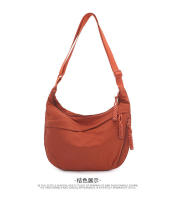 Bolso cruzado minimalista de gran capacidad para mujer, bolso pequeño de hombro para estudiante, bolso de dumplings versátil, nuevo estilo - details 16