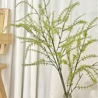 Planta verde Artificial de estilo bosque, hojas de palma, flor de simulación grande, plantas falsas hechas a mano de plástico, decoración de balcón - details 7