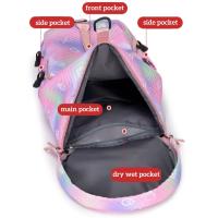 Mochila de Senderismo para Mujer Bolsa de Gimnasio y Viaje Multifuncional con Bolsillo para Zapatos Secado y Húmedo Ideal para Finde Cuero Principal - details 2