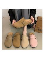 Mules Retro para Mujer Suela Gruesa, Media Caña, Punta Redonda, 2025, Zapatos sin Cordones, Suela Suave, Para Exteriores - details 0