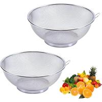 Colador de malla de acero inoxidable para freír, cesta de drenaje de alimentos, colador de malla fina, filtro de lavado de arroz, colador de fregadero de frutas - details 7