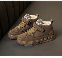 Zapatos informales para niños, zapatillas altas, zapatos deportivos para niños, zapatillas de nieve planas suaves y ligeras de piel cálida para invierno, zapatos de algodón para niños - details 26