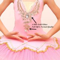 Falda de tutú de Ballet rosa, vestido de Ballet, disfraz de Lago de cisne para niños, ropa de danza del vientre, escenario profesional - details 5