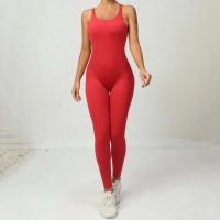 Monos de Yoga sin Mangas para Mujeres Conjunto de Entrenamiento Transpirable con Salto Trasero de Gimnasio - details 38