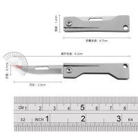 Mini cuchillo plegable TC4 de aleación de titanio Portátil, cuchillo colgante, desembalaje express, cuchillo de bolsillo, herramienta EDC para regalo - details 85