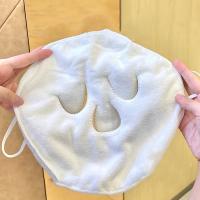 Toalla de compresión caliente de algodón, compresa húmeda, toalla facial al vapor, mascarilla para el cuidado de la piel, limpia los poros de la piel, compresa caliente hidratante - details 5