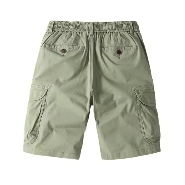 Mono multibolsillos con cordones, pantalón midi de corte ajustado - 1