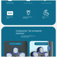 Modelo 2025 Boxeo con Música LED 9 Velocidades, 9 Modos de Entrenamiento, Boxeo de Pared con Bluetooth - details 2
