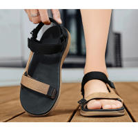 Sandalias negras transpirables informales de verano para hombre, chanclas antideslizantes, zapatillas de playa al aire libre de alta calidad, zapatos de agua - details 18