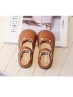 Zapatos de cuero de suela suave para niña, zapatos antideslizantes de princesa para niño, zapatos de flores bordadas para niño, zapatos Mary Jane informales versátiles de primavera - details 12