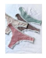 Tanga de algodón sexy para mujer, ropa interior suave y sólida, lencería - details 5
