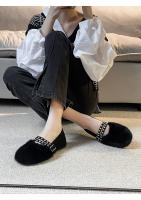 Mary Jane, zapatos esponjosos para mujer en invierno, zapatos de gorro, zapatos de algodón de terciopelo. - details 24