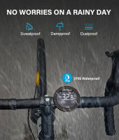 Cycpus-ordenador inteligente M2 para bicicleta de montaña, dispositivo con ANT +, Bluetooth, GPS, IPX6, resistente al agua, inalámbrico, para velocidad de conducción - details 4