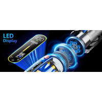 Aspiradora Inalámbrica MUTGOF 45Kpa 550W Máx 70Min Mango Doble Anti-Enredo Recargable - details 1