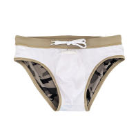 Jessborn-Calzoncillos de baño con copa para hombre, bañador de camuflaje antideslizante, sexy, de cintura baja, para playa y verano - details 13