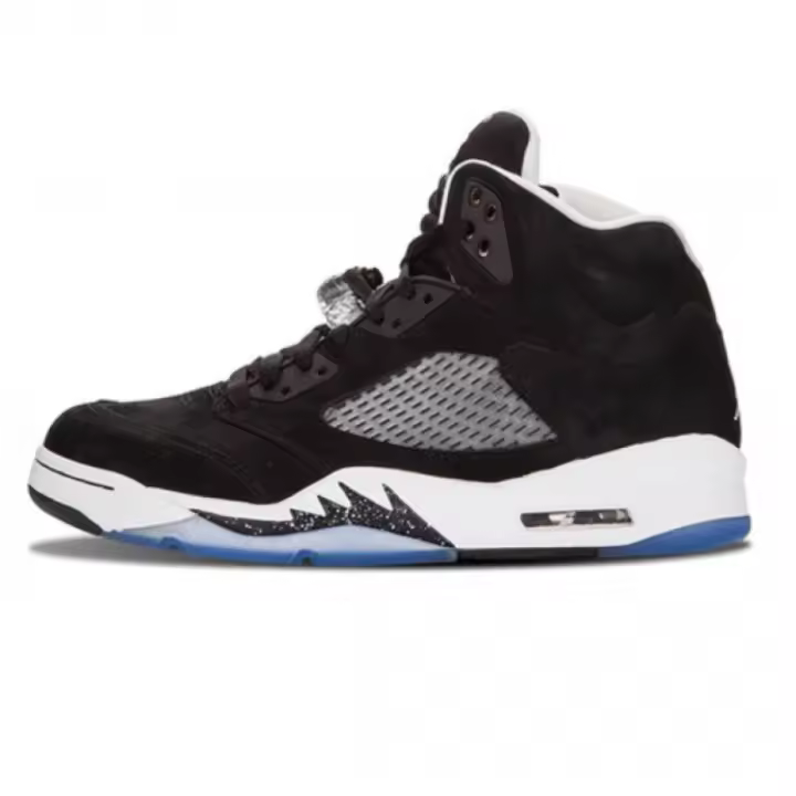Las zapatillas de baloncesto negras de alta calidad para hombre absorben el impacto y son duraderas. - 1