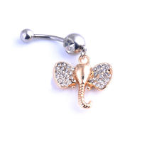 Anillos de Ombligo de acero quirúrgico CZ, Piercing de vientre, Piercing de Ombligo, Ombligo Nombril Joias Ouro, lindo y elegante, 1 pieza - details 5