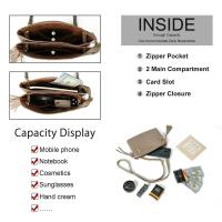 Bolso de hombro clásico vintage Diseño de flecos - Bolso bandolera casual para mujer CT29919 Mochila de lujo de alta gama - details 3