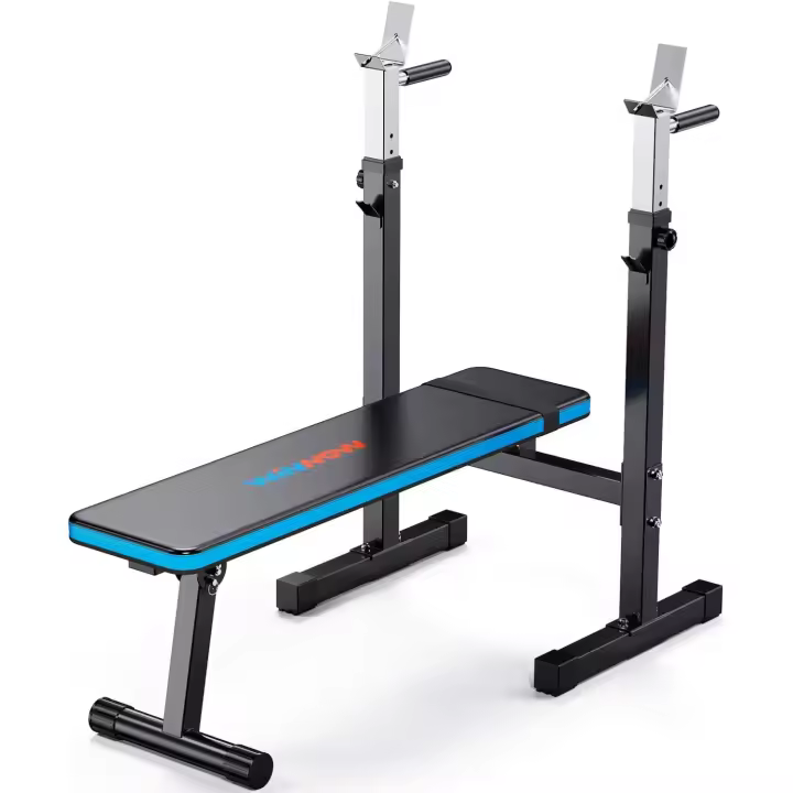 Musculación Ajustable con Estación de Dominada Banco de Levantamiento de Pesas Plegable Gimnasio de Entrenamiento en Casa Banco de Entrenamiento Multiuso... - 1