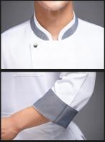 Mono de Chef de manga larga para restaurante, comedor, pastelería, restaurante, cocina, Chef occidental, uniforme de Chef para hornear, Clo de otoño e invierno - details 16
