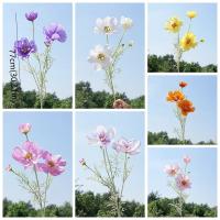 Rama de flor de Cosmos Artificial de lujo, simulación realista de plástico, crisantemo, flor falsa elegante hecha a mano - details 0