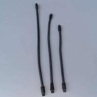 Camal M6 2 uds tubo negro electroforético rosca macho cuello de cisne suave conducto Flexible Metal serpentina iluminación DIY - details 5