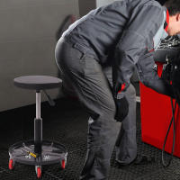 Asiento de taller giratorio para taller, taburete de taller, taburete con ruedas, 136,08 kg - details 13