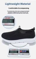 Deportes de moda para hombres grandes con parte superior de malla transpirable, suela ligera de EVA, zapatos de estilo para caminar en primavera y verano - details 7
