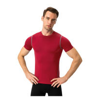 Camiseta de compresión de manga corta para hombre, de capa base camiseta interior, camiseta atlética - details 16