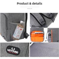 Mochila térmica impermeable, bolsa térmica gruesa de 20L, grande, aislada, de grado alimenticio, PEVA, escuela familiar, Picnic, refrigerador, bolsa de almuerzo - details 3