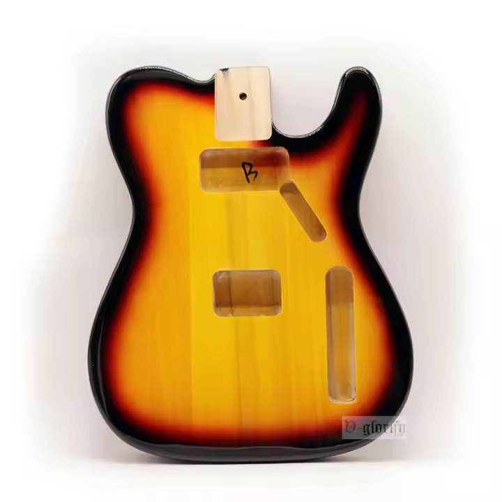 Cuerpo de Guitarra Eléctrica de Arce Color Horizonte Partes de Telebody - 1