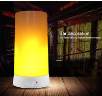 Bombilla de luz LED con efecto de llama, lámpara de Ambiente de llama decorativa parpadeante con carga USB, barra de fiesta de fuego vívido Artificial - details 9