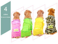 HOOPET-chubasquero para perro, abrigo de lluvia para mascotas, chaqueta impermeable para Labrador, Golden Retriever - details 9