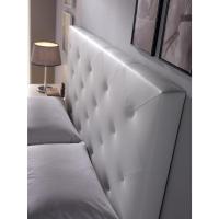 tapizado Rombo 140X60 cm Blanco, para Cama de 135 cm, Acolchado con Espuma, 8 cm de Grosor, Incluye herrajes para Colgar - details 7