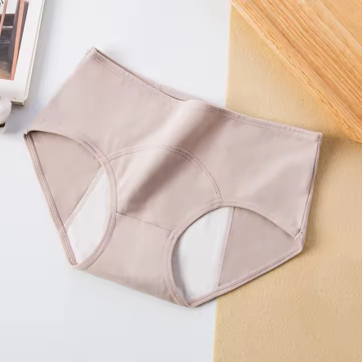 Bragas Menstruales Transpirables a Prueba de Fugas para Hombres Ropa Interior de Algodón para Mujeres y Niñas Estilo Boxer - 1