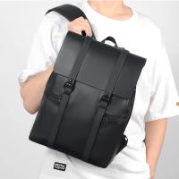 Mochila de piel sintética para hombre, morral de viaje para ordenador portátil, bolsa de viaje para estudiantes, bolsa para libros escolares - details 10