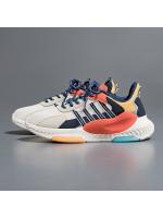 Versión coreana de la pareja de colores coordinados modelos de zapatos deportivos de primavera y verano de punto de mosca transpirable zapatos para correr fondo blando zapatos casuales zapatos femeninos marea - details 3