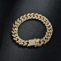 Collar de cadena para perro con diamantes de imitación, Collar de Metal de oro fuerte con eslabones cubanos, Collar de lujo con diamantes para cachorro y gato, accesorios de joyería para perro - details 15