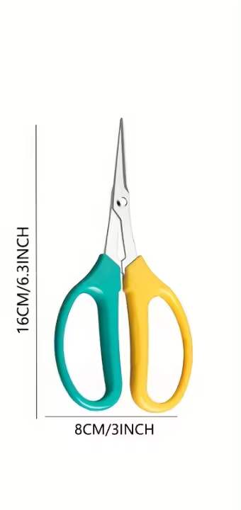 Set de Tijeras de Podar de Acero Inoxidable Tijeras de Fruta Manuales para Jardín y Bonsái - 1