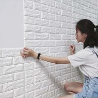 Rollo de papel tapiz de ladrillo de espuma suave 3D, adhesivo artesanal para sala de estar, hogar, cocina, baño, papel de pared azul - details 5
