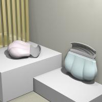 3 uds todas las longitudes de cabello cepillo para el cuidado de mascotas autolimpieza peine de masaje ergonómico forma de concha cepillo removedor de pelo herramientas de desprendimiento - details 12