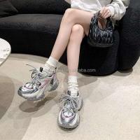 Zapatos deportivos gruesos informales para mujer con logo Dropshipping, estilo cómodo para caminar, zapatos para correr transpirables - details 10