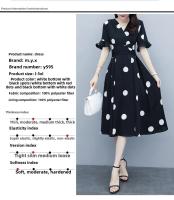 Vestido Midi de Cómodo Talla Grande Estilo Coreano para Mujeres Nueva Llegada Primavera-Verano - details 2